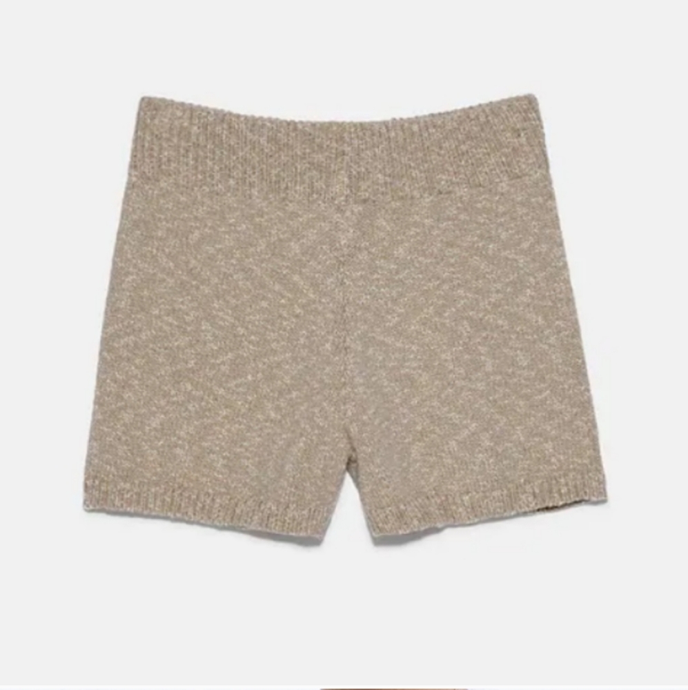 Zara COTTON 2pc Linen Blend Top & Short Set - Picture 7 of 8